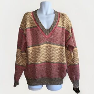Vintage ReUnion Menswear V-Neck Sweater